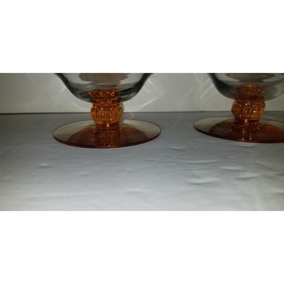 Two Fostoria Gazebo Rust Iced Tea Glasses (4.1217) - Picture 6 of 11